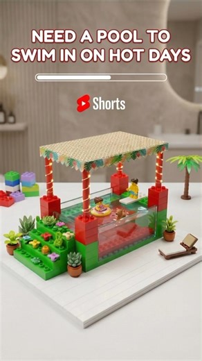 The Perfect DIY Pool for Summer! ☀️🏊‍♂️ #shorts