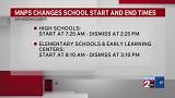 MNPS changes school start and end times for the 2026-2027 school year