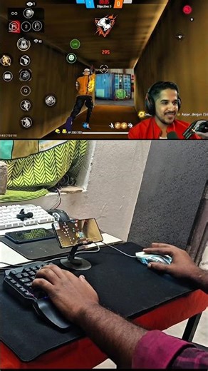 How to play free fire with keyboard mouse in mobile | ⌨️ 🖱📱 full setup without app no activation