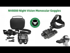 Explore the Night: NV8000 Night Vision Monocular Review & Demonstration