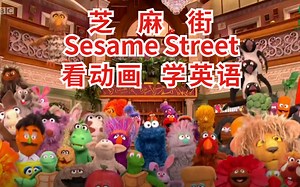 《芝麻街》Sesame Street英文节目 看动画学英语 十二大系列-500 集 适合不同年龄英语启蒙学习