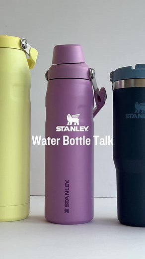 Stanley 1913 on Instagram: "Thirsty for a new water bottle? There are plenty of on-the-go options at Stanley1913.com with features like: 💧 Easy-to-carry handles 💧 Leakproof lids 💧 Fully dishwasher safe 💧 Double-wall vacuum insulation 💧 Made with recycled stainless steel"
