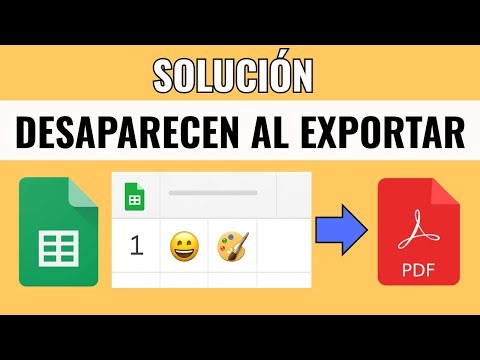Emojis do not appear when exporting PDF from Google Sheets ⬇️ 👻 [SOLUTION] ✅
