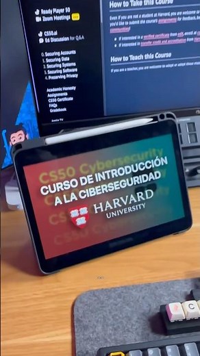 ASÍ puedes estudiar CIBERSEGURIDAD en HARVARD