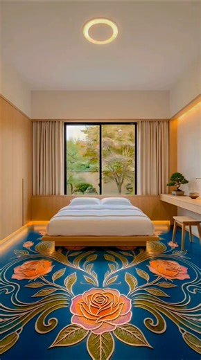 You’d never guess this was painted on concrete! Epoxy Floor Landscape Design #home #diy #epoxy