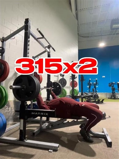 315x2. Shoulder not right. 21 subs and counting! #youtubeshorts