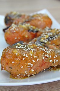 Baked Orange Chicken Drumsticks Recipe
