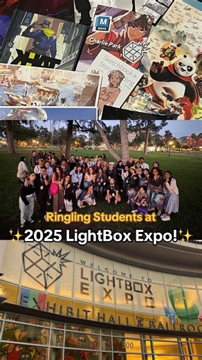 Ringling College Animation on Instagram: "Ringling students at 2025 LightBox Expo! #Journey2LBX #LBX2025 #vlog #animation"