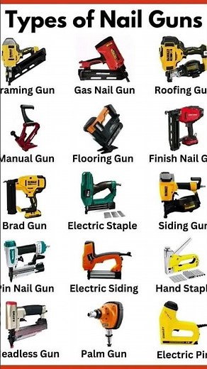 Top 10 Types of Nail Guns for Masonry Pros | Ultimate Guide 2025YouTube