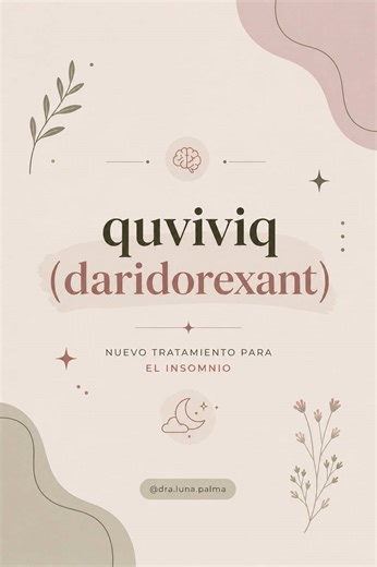 Quviviq para insomnio crónico: cómo funciona y beneficios