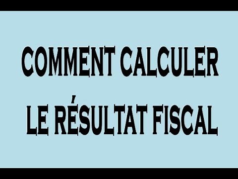 Fiscalité Comment Calculer le Résultat Fiscal; DARIJA.
