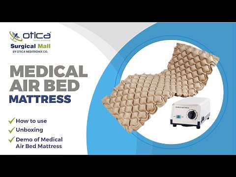 How to use Medical Air Bed Mattress Anti-decubitus mattress with pump to prevent BedSores in patient