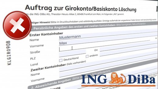 ING-DiBa Konto kündigen: Eine Video-Anleitung