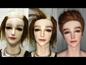 HOW TO MAKE BJD HAIR FROM OLD SYNTHETIC WIG / BJD WIG MAKING / BJD WIG TUTORIAL