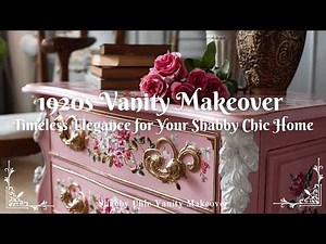 1920s Vanity Makeover: Timeless Elegance for Your Shabby Chic Home
