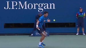 Defending champion Novak Djokovic picked up right where he left off... | US Open Tennis Championships