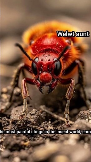 “Velvet Ant 🦂 The Tiny Insect With a Painful Sting! 😱”