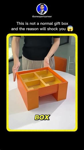 This Genius Gift Packaging Turns Into a Table! 🤯 Creative Gift Idea #shorts #marketing #trending