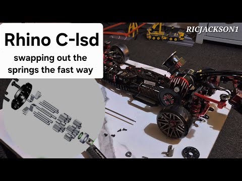 Rhino C-LSD spring swap without a full rebuild (trackside tuning) #rcdrift 