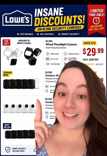 Best Home Security Camera Deals June 2026 — Blink & Lowe’s Savings