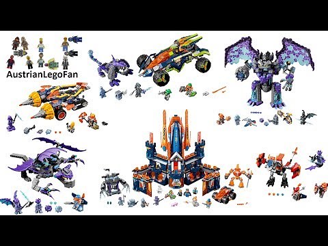 All Lego Nexo Knights Season 4 sets - Lego Speed Build Review