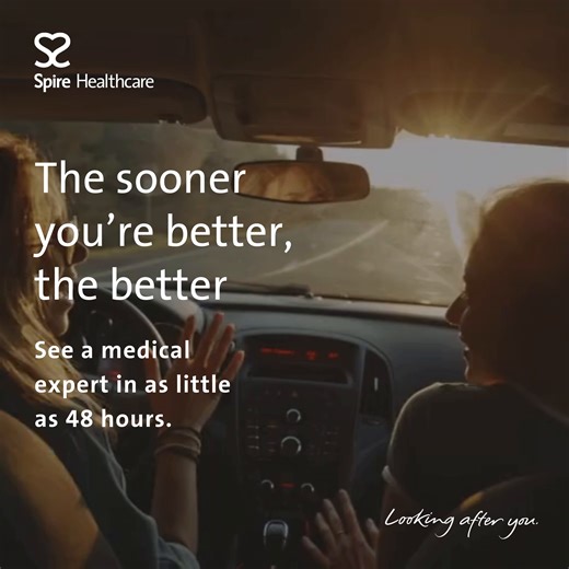 When you see a medical expert at Spire Healthcare quickly, you can get back to doing what you love sooner. Because the sooner you’re better, the better. ❤ Enquire today ➡ http://spkl.io/6185fYN3N | Spire Healthcare