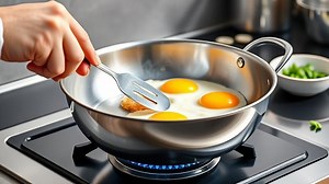how to cook eggs in stainless steel pan? - Test Food Kitchen