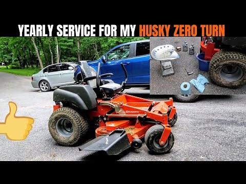 Yearly Service and Maintanance of the Husqvarna Zero Turn Mower - Husky MZ52