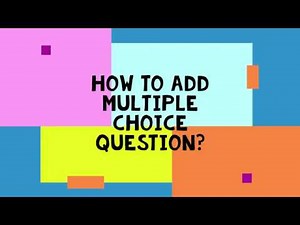 Nearpod: How to add multiple choice questions