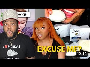 TikTok Mukbangs are BIZARRE. - Courtreezy | Joey Sings Reacts