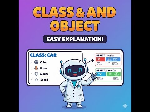 Classes and Objects Explained! (The Blueprint Concept)
