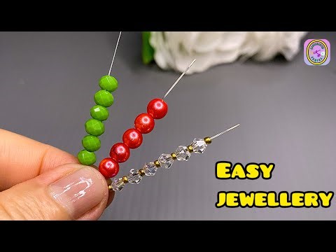 Easy pearl bracelet making tutorial || DIY handmade jewelry