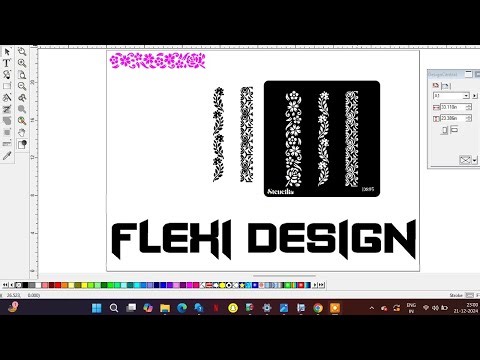 How to Color Images, Create Border Designs, and Prepare for Cutting in FlexiSIGN ‪@MindofSkk‬