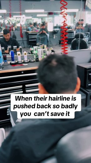 Sometimes you can’t save them 🤦‍♂️ #hairline #explorepage #fyp #barber #barbertok