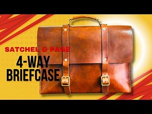 Satchel & Page 4-Way Briefcase First Look | Ultimate Leather Briefcase