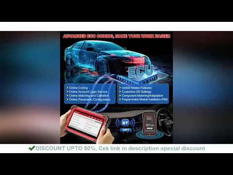 LAUNCH X431 CRP919E BT Car Diagnostic Tool Full System 31+ Reset ECU Coding Bidirectional Control CA