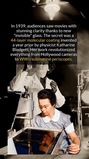 438K views · 13K reactions | The scientist behind invisible glass made movies clearer and submarines stealthier. | History Vault | Facebook