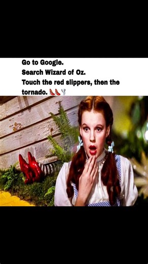 Go to Google.Search Wizard of Oz.Touch the red slippers, then the tornado 👠 👠 🌪️ #fyp #lasvegasfood #wizardofoz #thespherelasvegas | Las Vegas Food