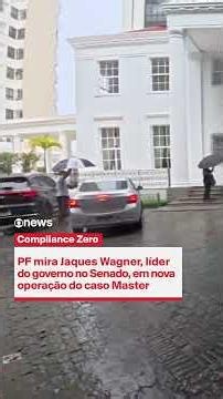 PF mira Jaques Wagner, líder do governo no Senado, em nova operação do caso Master