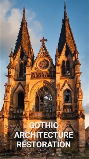 Restoration of a Gothic Masterpiece | Historic Building Brought Back to Life #beforeandafter