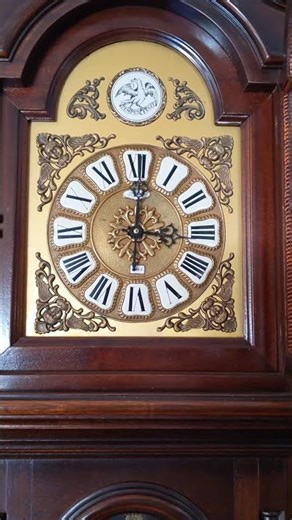 Grandfather clock, musical and chiming