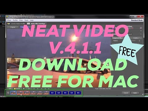 DOWNLOAD NEAT VIDEO PRO plugins 4.1.1 for OFX MAC cracked