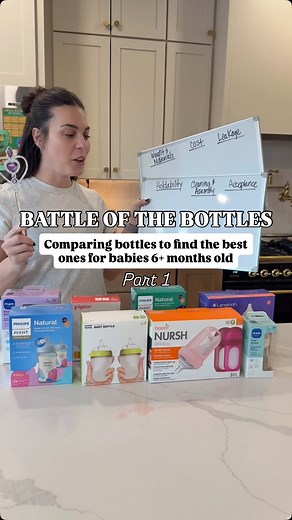 13K views · 112 reactions | Testing bottles to find the best new bottles for my 8 month old twins! No leakage and easy to hold are at the top of my priority list but I'm excited to see where these all stack up! I pulled the most commonly recommended bottles from my story and comments session, let me know if there's one you want to see I missed! What brand should we start with? #babybottles #babybottles #battleofthebottles | Emily Tanner | Facebook