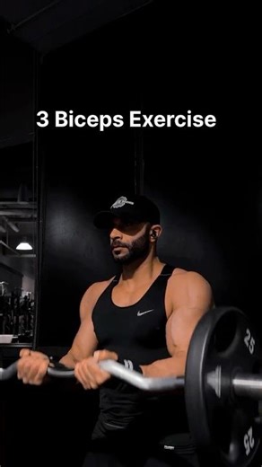 BICEPS WORKOUT - EZ BAR + DUMBBELLS #motivation #gym #gymworkout #bodybuilding