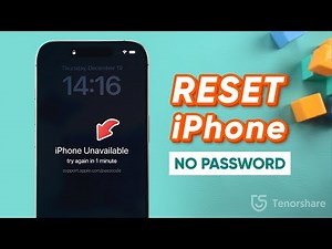 How to Reset an iPhone without Knowing Your Password | 3 Ways | 2025