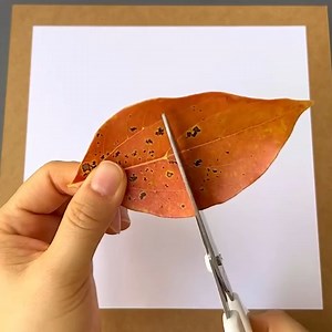 56K views · 311 reactions | Turn leaves into fun DIY artworks! | Pretty Hairstyles | Facebook