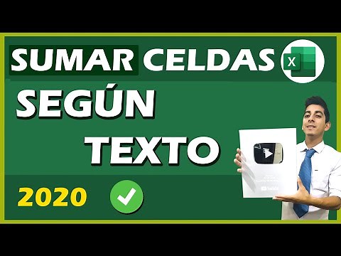 Como sumar celdas que contienen un texto en Excel (Según condición)