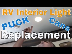 RV interior Lights AKA RV Puck Lights Replacement