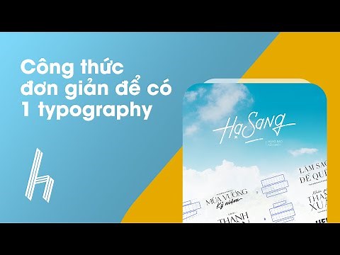 Công thức đơn giản để có 1 typography