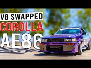 V8-Swapped Toyota Corolla AE86 is INSANE on Track